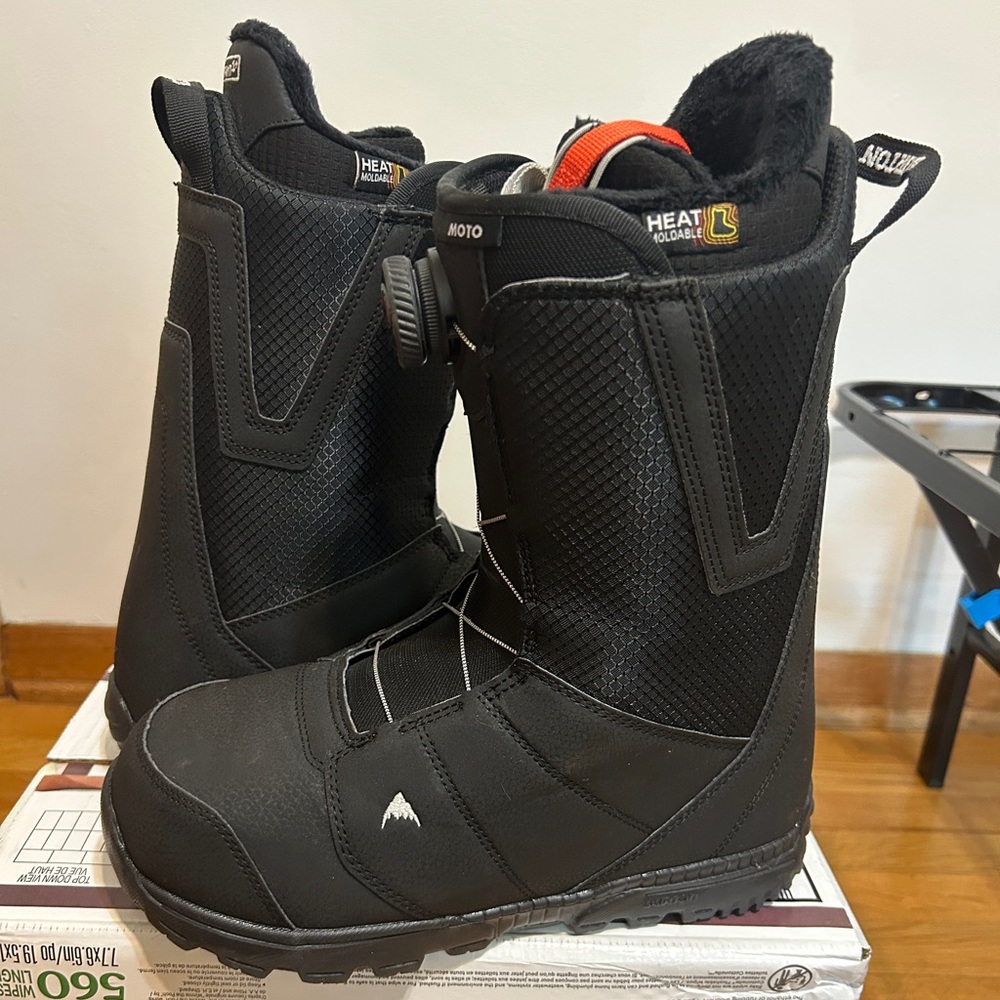 Burton Moto Boa Snowboard Boots Men's Size 10